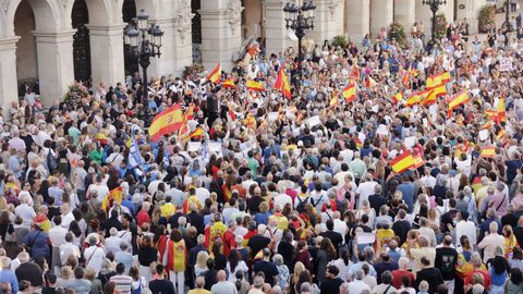 Manifestaci�n en Mar�a Pita por la crisis de Ceuta