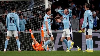 Los�jugadores del Celta�no pudieron, un a�o m�s, con un Real Madrid que lo gana todo en Vigo.