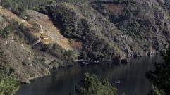 Vias en Os Chancs, donde se recogieron los datos del estudio