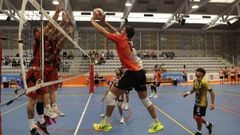 Foto de un partido anterior del Volei Dumbra