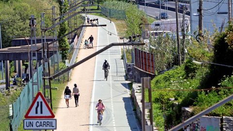 La V�a Verde se ha convertido en un corredor que utilizan miles de personas al d�a 