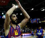 Navarro agradece al pblico del Palau el apoyo para superar al Panathinaikos.