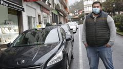 Santiago Crujeiras, presidente de los taxistas de Boiro