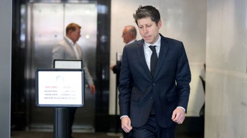 Sam Altman, a la salida del juicio