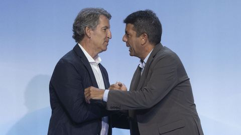 Feijoo y Maz&oacute;n, durante un acto e Murcia el pasado mes de septiembre