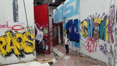 Antonio Ameijide y Mar Carballas visitaron el antiguo matadero