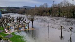 Crecida del r�o Mi�o en Lugo