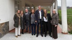 El delegado de la Xunta en Ourense, Manuel Pardo, visit la asociacin 15 de Maio