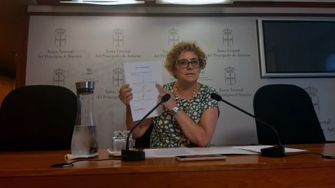 La diputada del PP en la Junta General del Principado Gloria Garc�a 