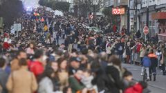 En Ferrol no habr� calbalgata mutituidinaria (en la imagen, la de las pasadas fiestas), pero los ni�os podr�n ver a los Reyes en Armas del 2 al 5 de enero