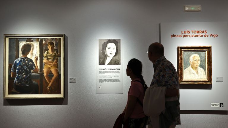 La colecci�n est� en la primera planta de la Casa das Artes