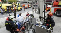 Pese a haberse anunciado el simulacro, las sirenas y despliegue de medios alertaron a los vecinos. 