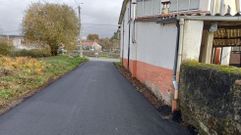 Uno de los tramos en los que se desarrollaron las obras de asfaltado