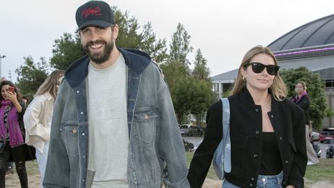 Gerard Piqu y Clara Cha, hace unos das en el concierto de Coldplay en Barcelona