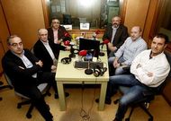 Los empresarios se reunieron el jueves en las instalaciones de Radio Voz Berganti�os.