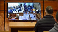 Imagen de la primera jornada del juicio, que arranc� el pasado mi�rcoles 17 de abril