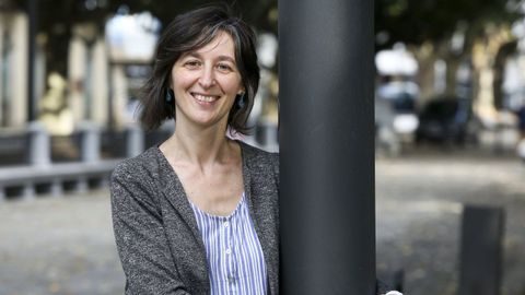 En la imagen, Lorena Dapena, presidenta de la Federaci�n de Anpas de Centros P�blicos Ferrolterra