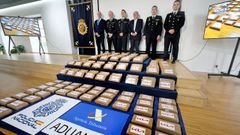 Presentaci�n de la Operaci�n Monterrey que ha terminado con la detenci�n de ocho personas y la incautaci�n de 200 kilos de coca�na