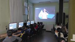 Sesi�n de startcode en el Colegio P�blico Gesta de Oviedo, con alumnado de 5.� y 6.� de Primaria