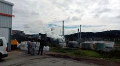 Explosi�n en la refiner�a de Repsol en A Coru�a