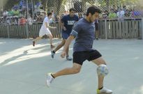 El 3X3 de f�tbol del mi�rcoles -en la imagen- dio el relevo al de baloncesto, celebrado ayer. 