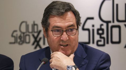 El presidente de la patronal CEOE, Antonio Garamendi
