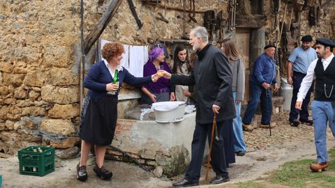 Los Reyes, la princesa Leonor y la Infanta Sof�a durante el acto de entrega del premio al ?Pueblo Ejemplar de Asturias 2025, a 25 de octubre de 2025, en Valdesoto, Sieto, Asturias (Espa�a). El Premio al Pueblo Ejemplar de Asturias 2025 ha sido concedido a la parroquia de Valdesoto, que pertenece al concejo asturiano de Siero