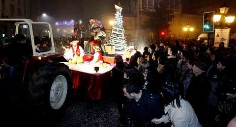 El a�o pasado los reyes llegaron a Monforte entre la niebla.
