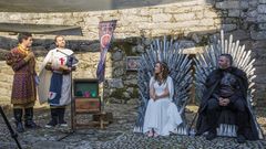 �Te imaginas una boda a lo Juego de Tronos? �Ayer se celebr� una en el Castelo de Vimianzo!