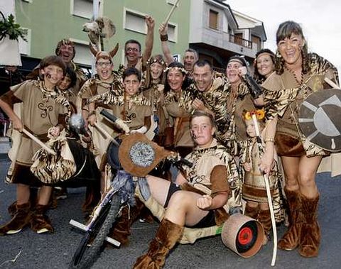 En tronco-moto tambi�n se puede disfrutar de la fiesta. 