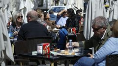 Si la nieve sorprendi� a los peregrinos estos d�as en O Cebreiro, en otras zonas se pudo disfrutar del sol