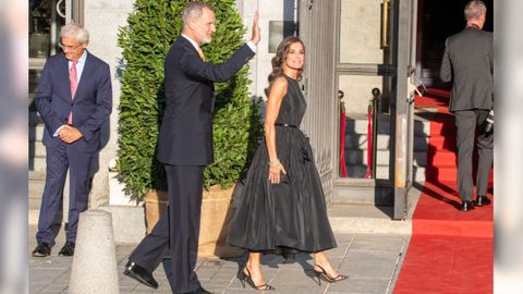 Felipe VI y Letizia, en la apertura de la temporada 2023/2024 del Teatro Real de Madrid