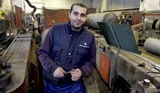 Eloy trabaj� 12 a�os en la auxiliar del naval Contsa.
