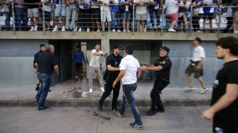 Incidentes al final del partido Lemos-Portonovo