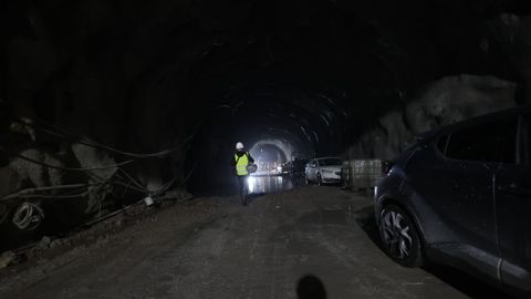 Obras de los tneles del tren al puerto exterior