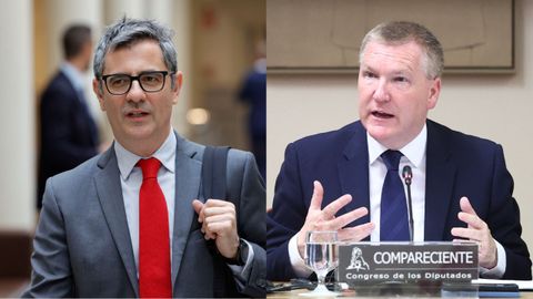 El ministro F�lix Bola�os y el comisario europeo Michael McGrath.