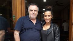 Julio de la Fuente con Chanel Terrero