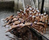 Imagen de la salida desde el dique Barri� de la Maza de A Coru�a. 