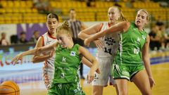 Partido Ensino-Araski de la Burgas Basket Cup femenina.