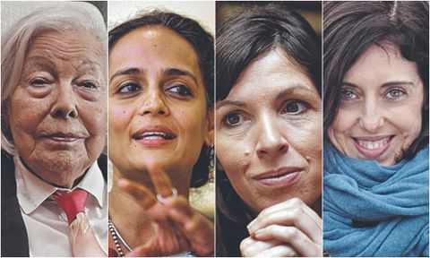Mar�a Xos� Queiz�n, Arundhati Roy, Rachel Cusk e Irene Vallejo.