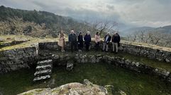 Los alcaldes, en el castillo de A Peroxa