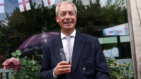 Nigel Farage, l�der de Reform UK.