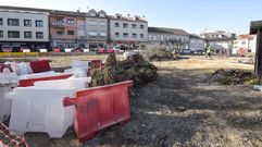 La carballeira de Santa Luc�a y su entorno, en obras.