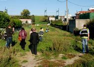 Imagen de la reconstrucci�n de los hechos en San Crist�bal.