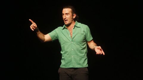 Luis Zahera, en una representación del espectáculo