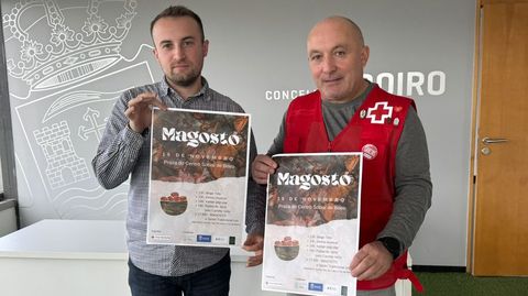 El concejal Ra�l Treus y el presidente de Cruz Vermella, Julio Garc�a, presentaron la fiesta