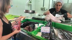 Imagen de archivo de la pescader�a As Monxas, que regenta Ramona Ramil