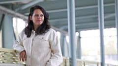 Jaione Camborda (San Sebastián, 1983), retratada este xoves en Santiago.