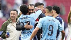 El triunfo del Celta en el Metropolitano se ha visto acompa�ado de los resultados de sus m�s directos rivales.