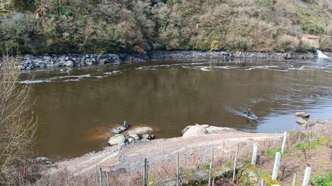 El embalse de Os Peares no suele bajar del 90% de llenado, pero ahora est al 84%